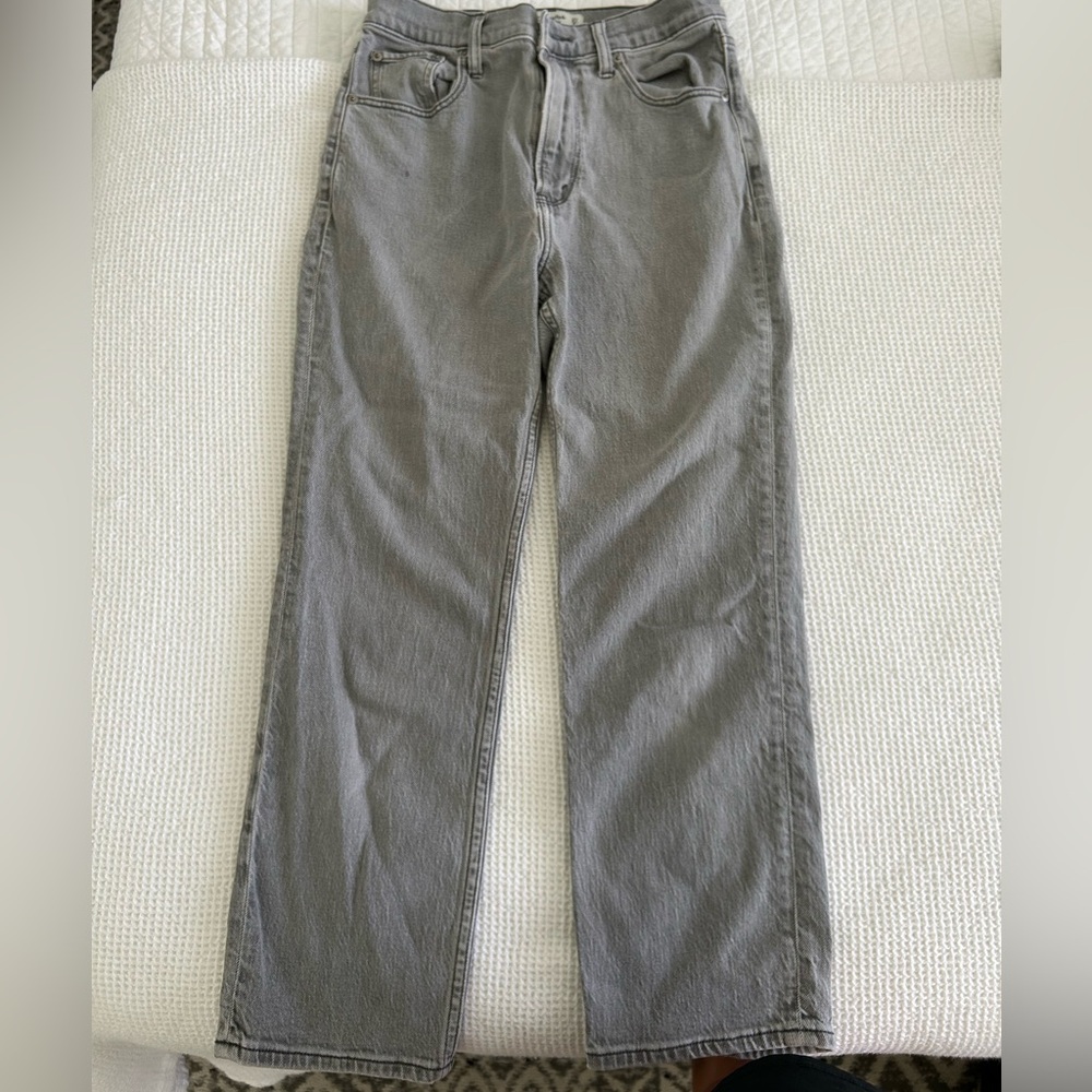 Abercrombie & Fitch Ultra High Rise Gray Jeans